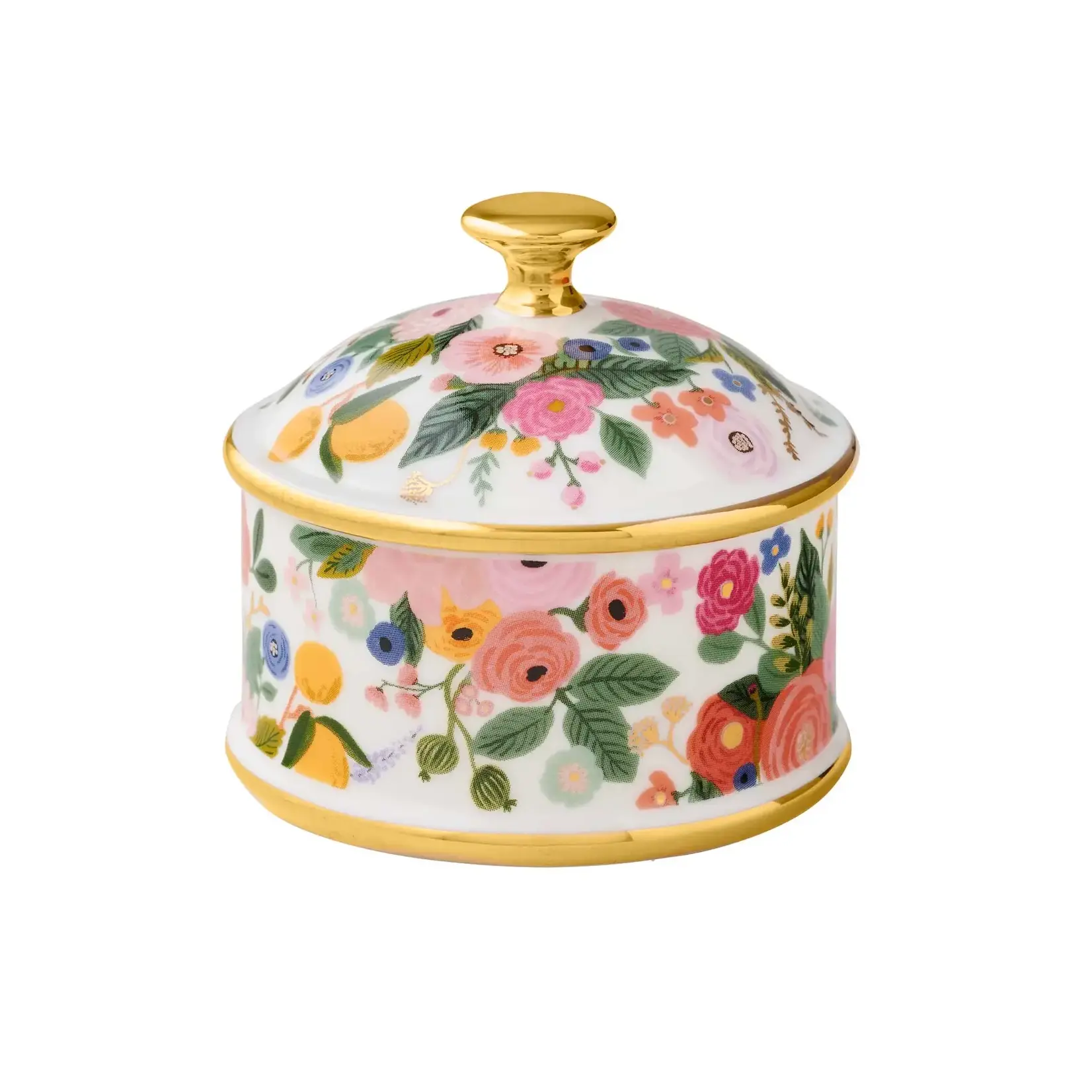 Rifle Paper Company Garden Party Round Porcelain Box