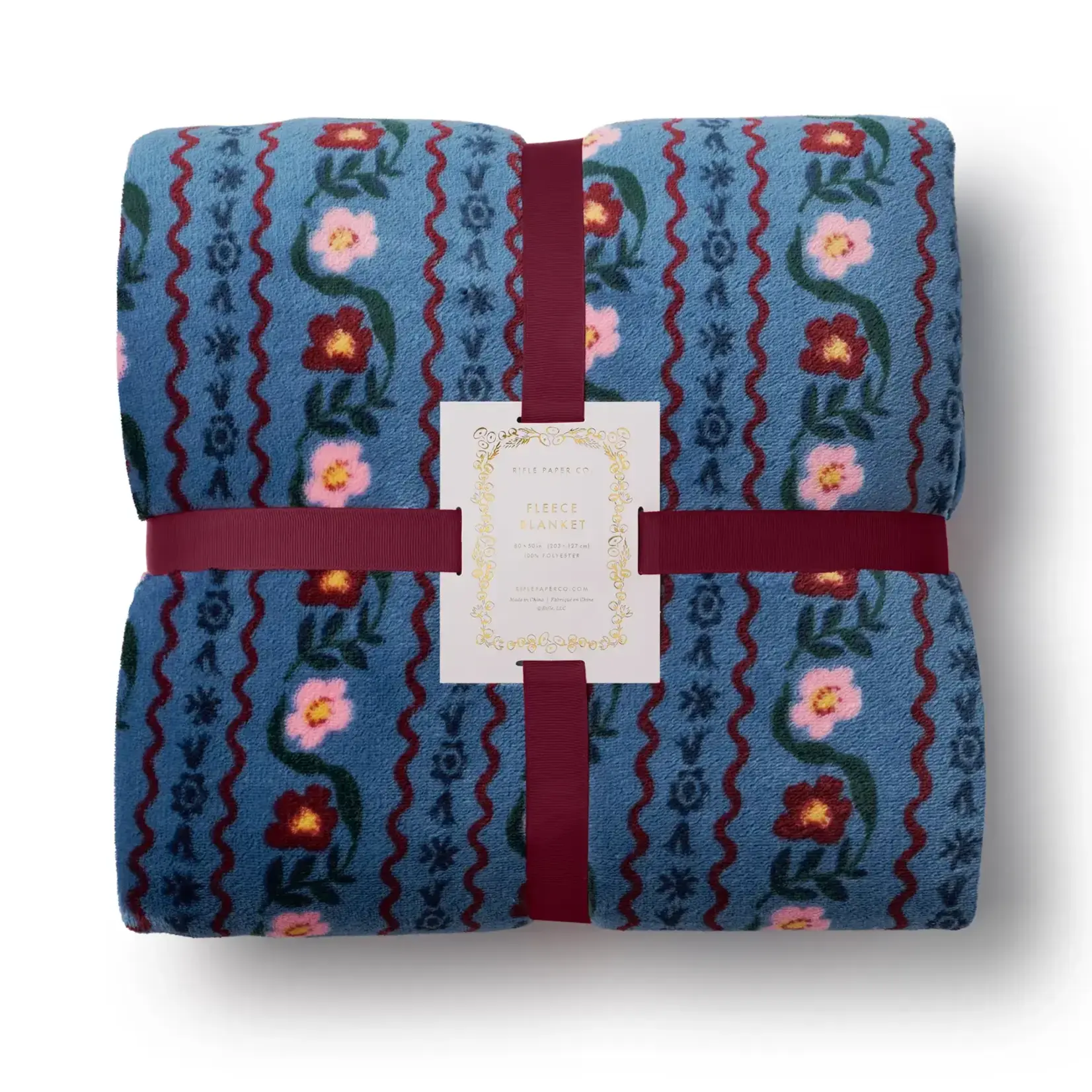 Rifle Paper Company Delphine Fleece Blanket