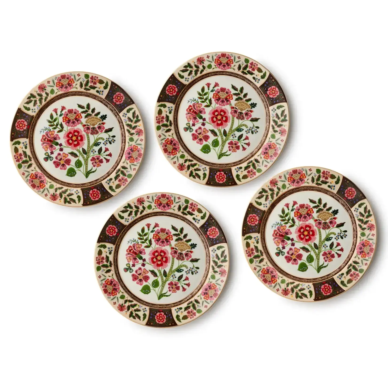 Rifle Paper Company Gracie Porcelain Dinner Plate Set