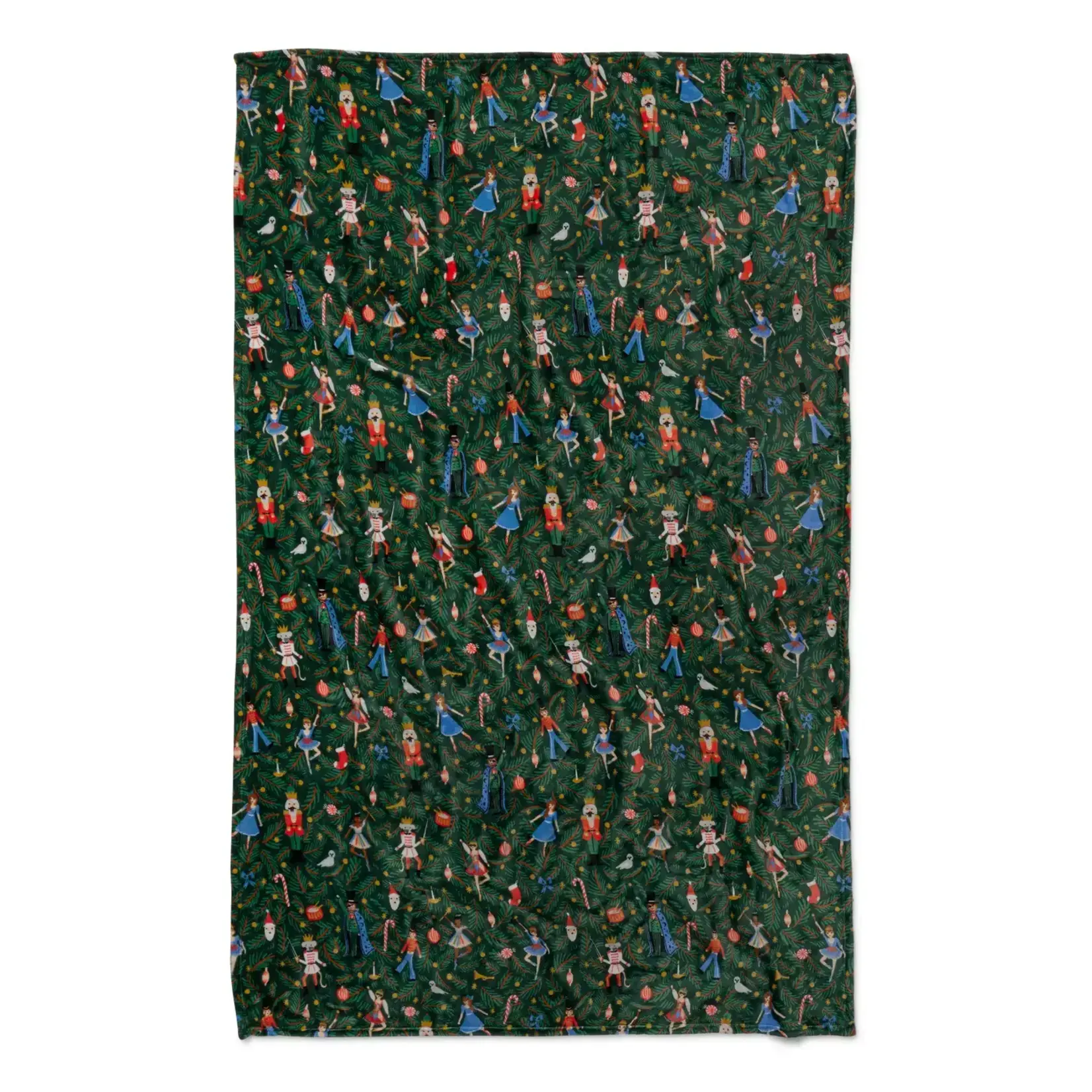 Rifle Paper Company Nutcracker Fleece Blanket