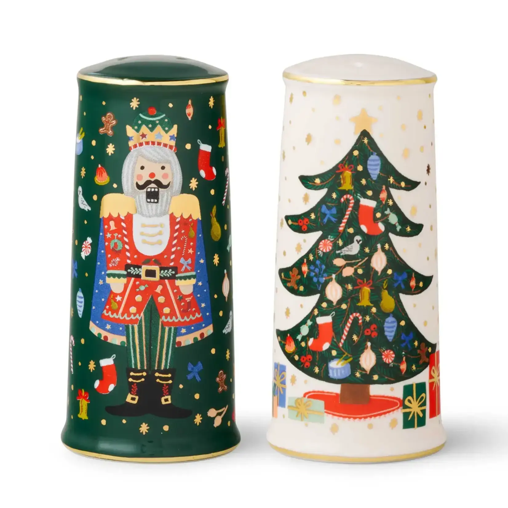 Rifle Paper Company Nutcracker Salt & Pepper Shaker Set