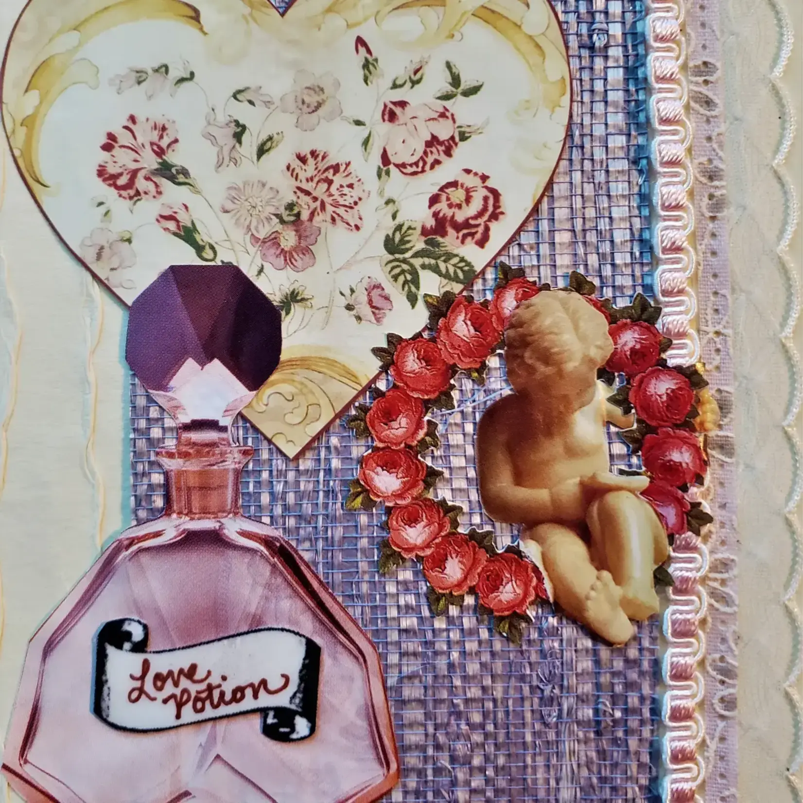 Erica DiPaolo Designs Love Potion Card, Romantic Love Card
