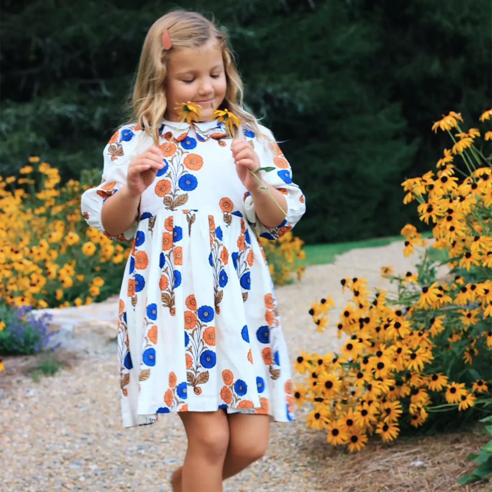 Pink Chicken girls darcy dress - buttercup floral