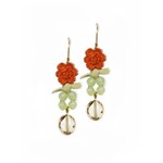 Sunset Rose Earrings