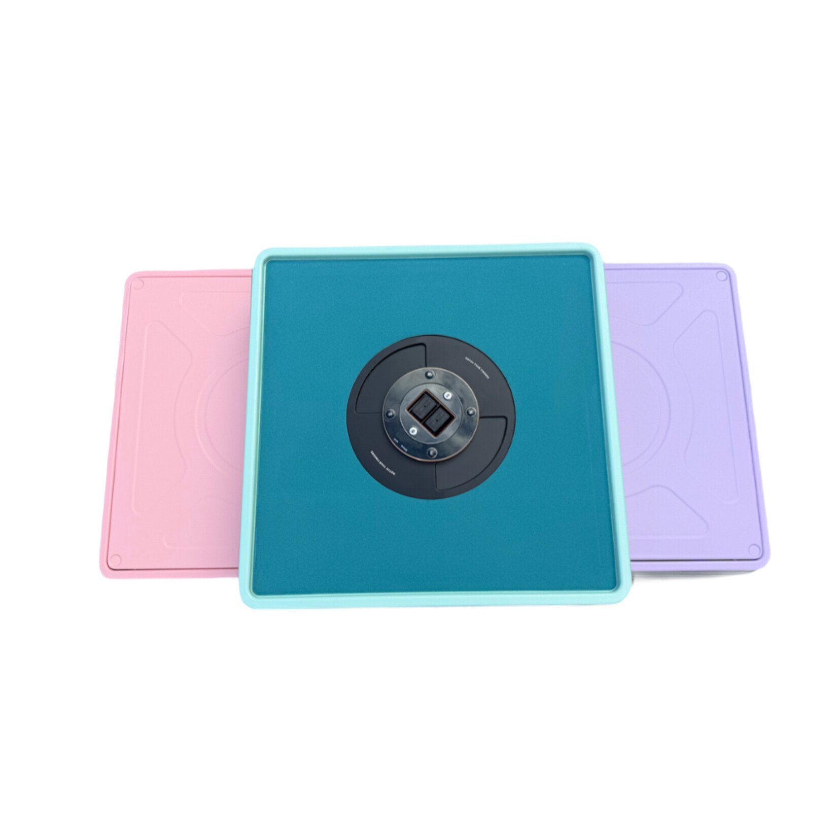 Blue Leaf Mini Automatic Mahjong Table