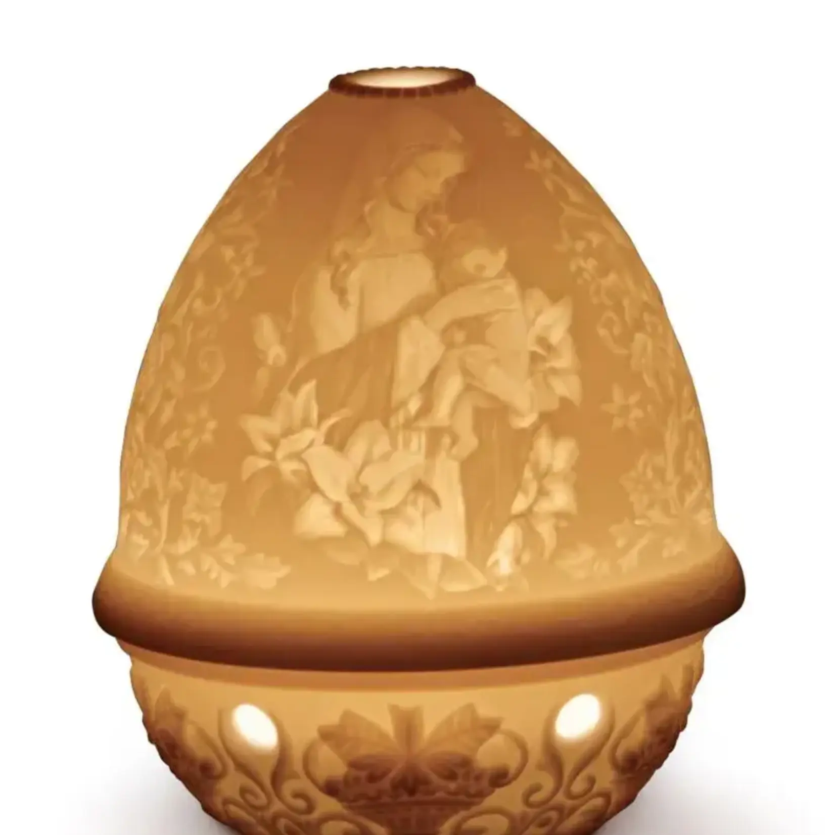 Lladro Lithophane Votive- Madonna