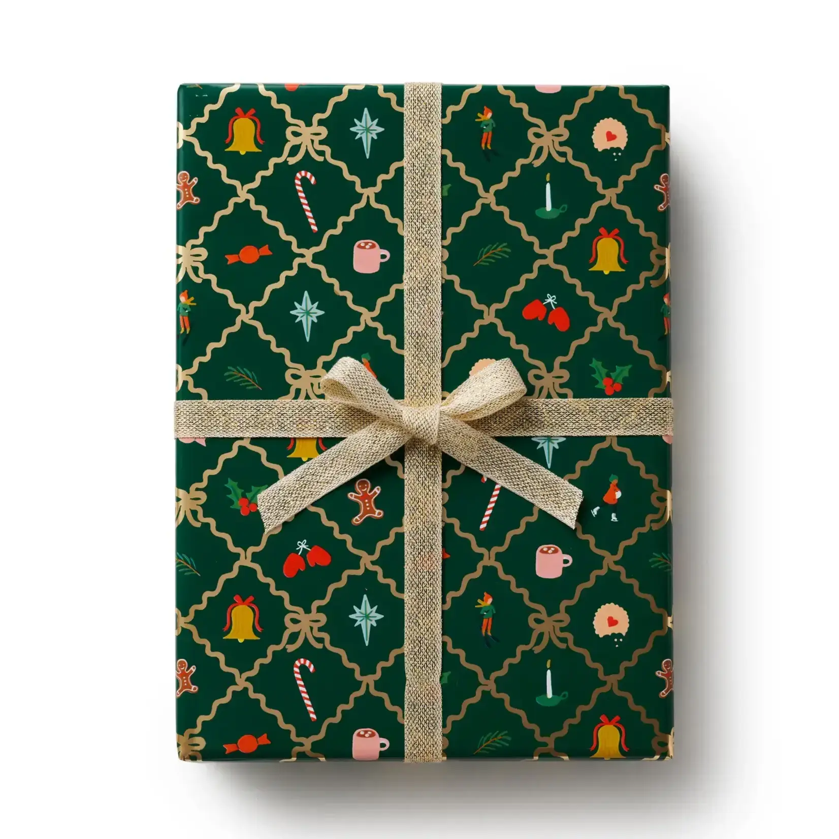 Rifle Paper Company Holiday Argyle Continuous Wrapping Roll