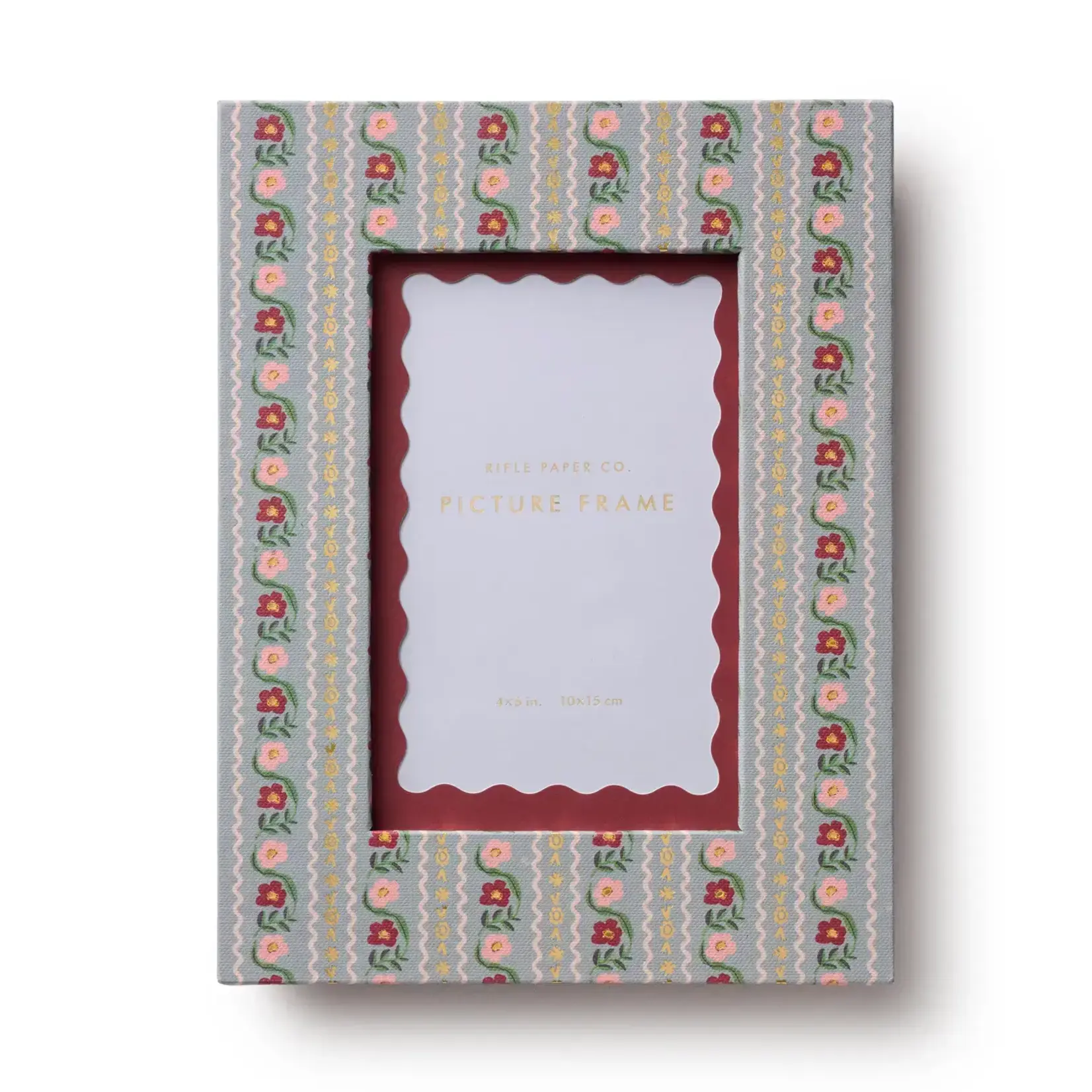 Rifle Paper Company Delphine Paper Wrapped Picture Frame