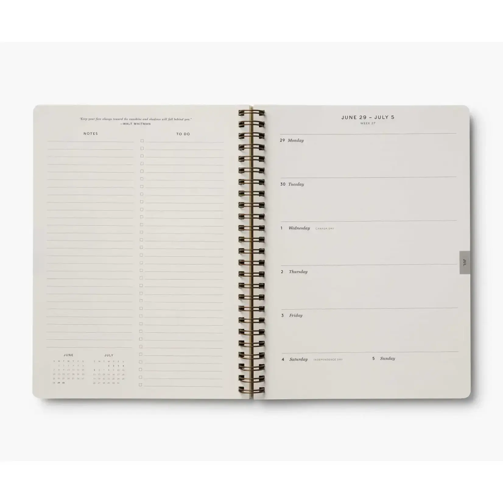 Rifle Paper Company 2026 Dahlia 12-Month Softcover Spiral Planner