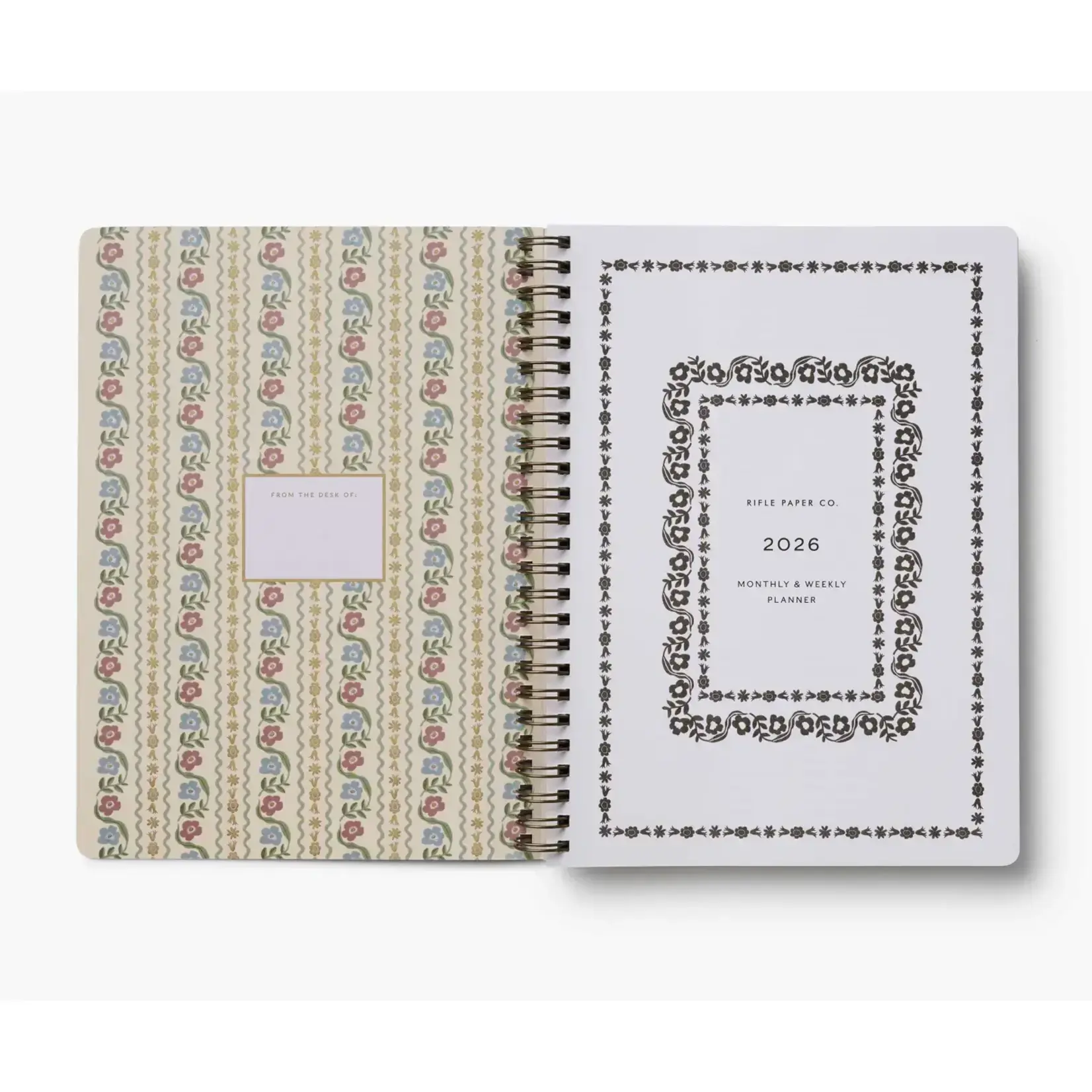 Rifle Paper Company 2026 Dahlia 12-Month Softcover Spiral Planner