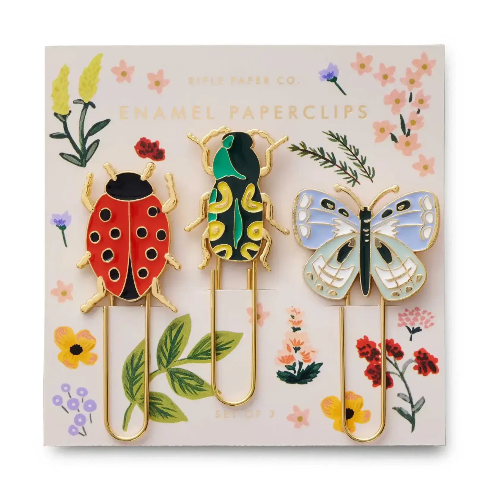 Rifle Paper Company Curio Enamel Paper Clip Set