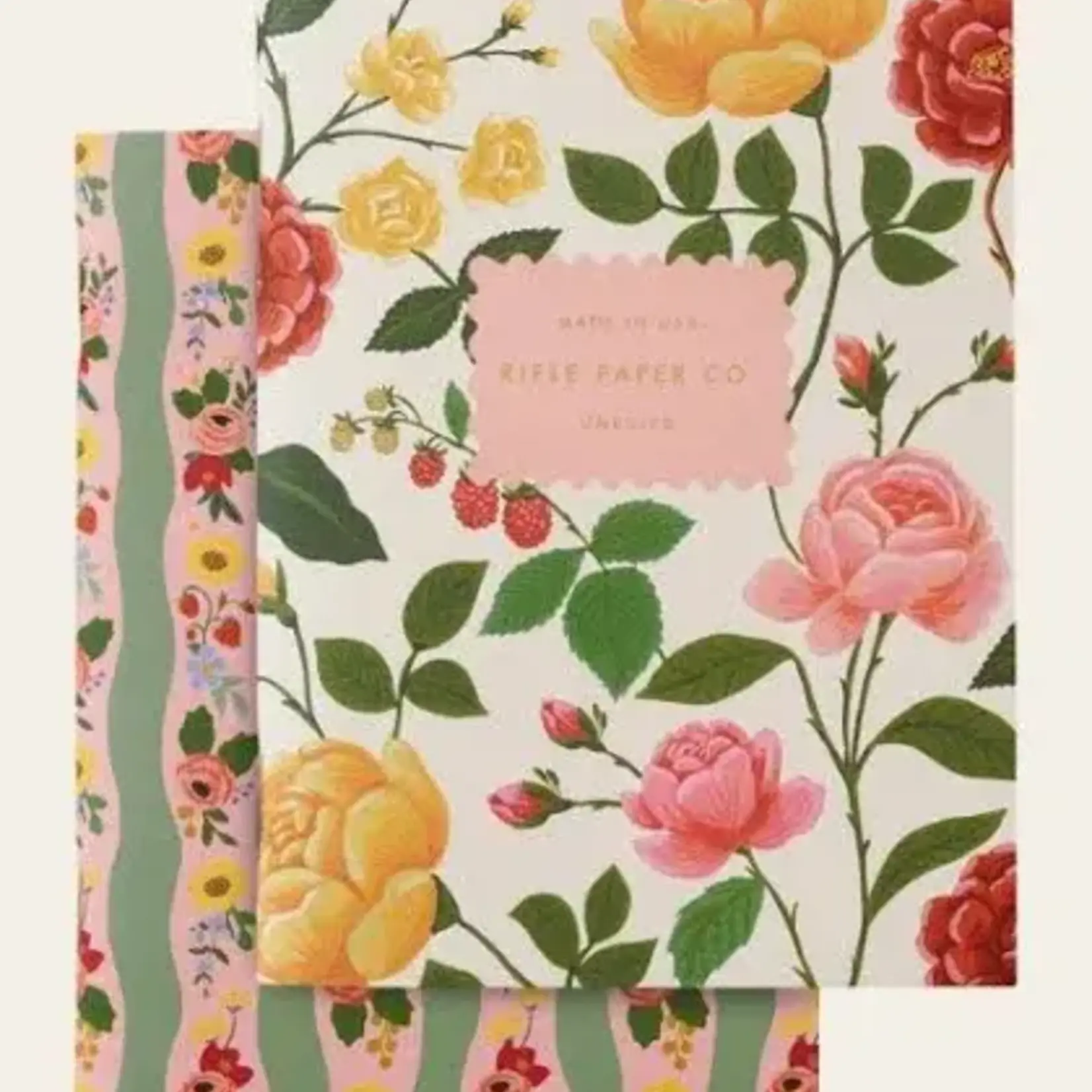 Rifle Paper Company Pair of 2 Roses Pocket Notebooks