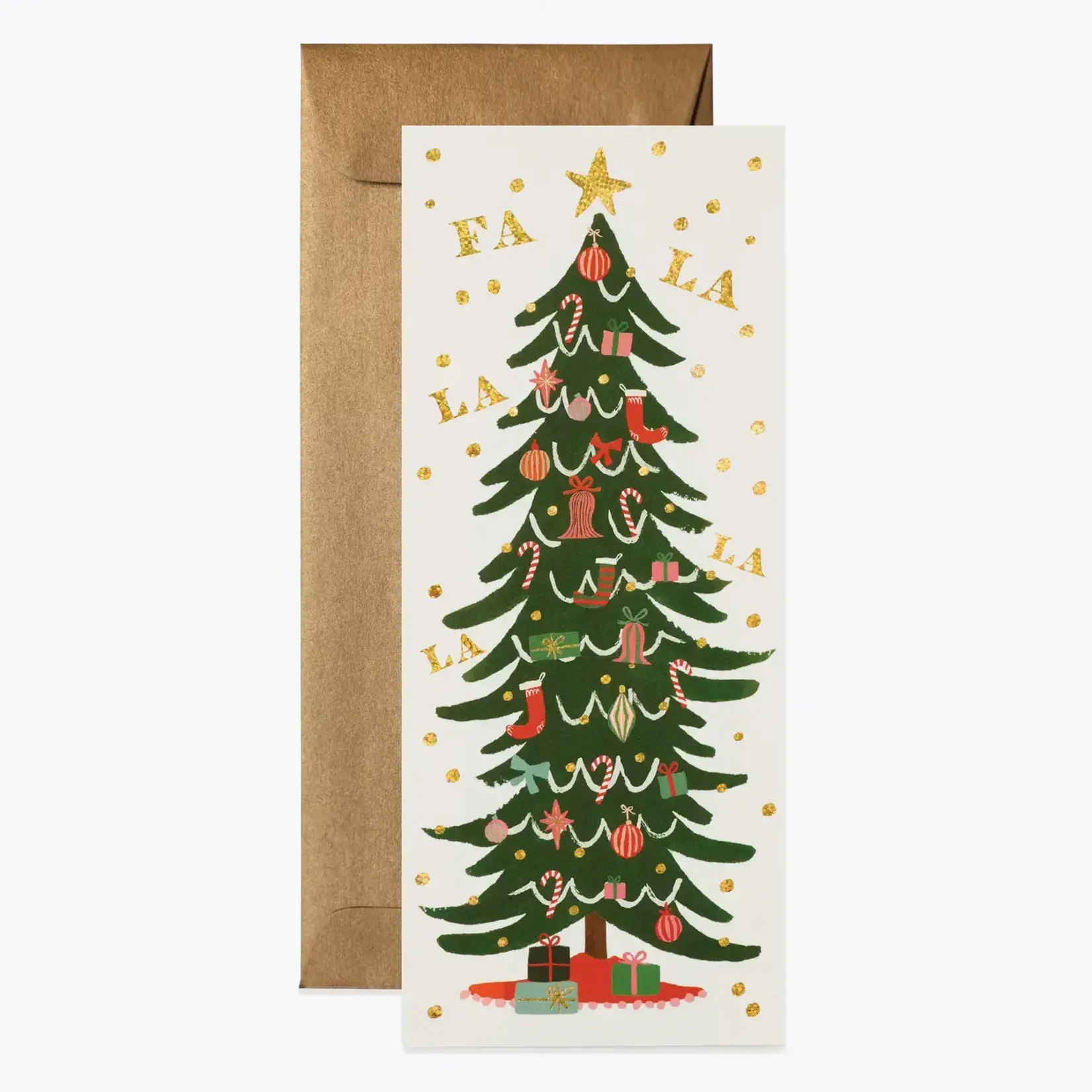 Rifle Paper Company Boxed Set of Fa La La Tree No.10 Card