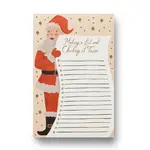 Rifle Paper Company Santa's List Notepad