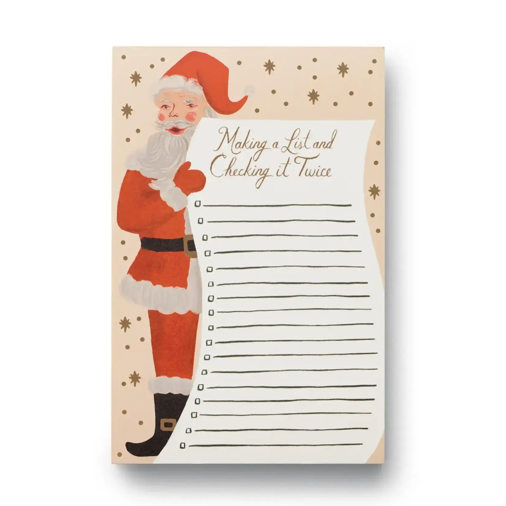 Rifle Paper Company Santa's List Notepad