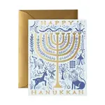 Rifle Paper Company Twelve Tribes Menorah Card