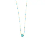Pebble Layering Necklace in Turquoise