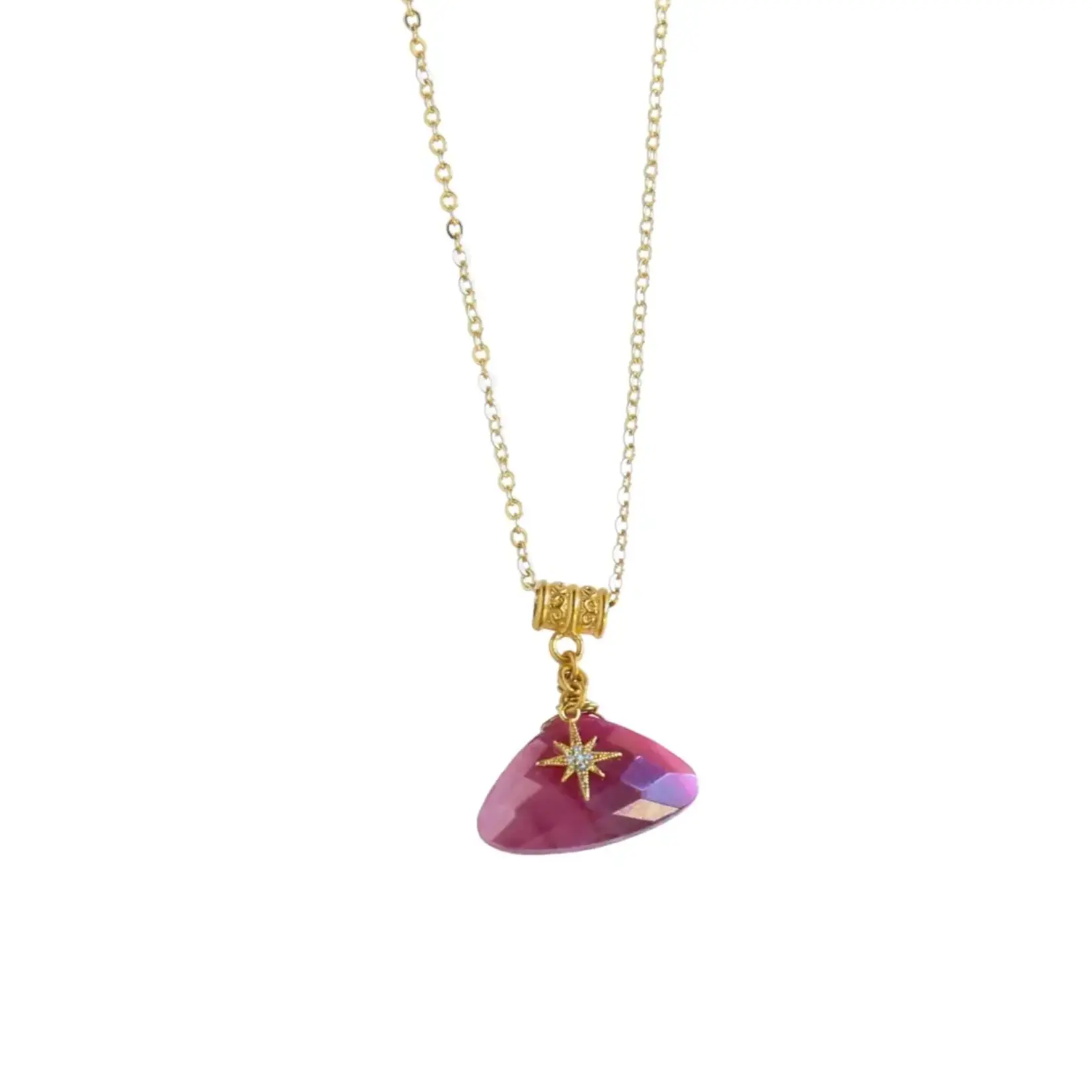 Catherine Page jewlery Simms Adjustable Pendant in Cherry Moonstone