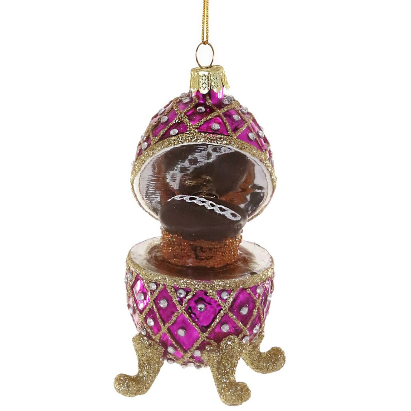 Cody Foster FABERAGE EGG-CUPCAKE ORNAMENT