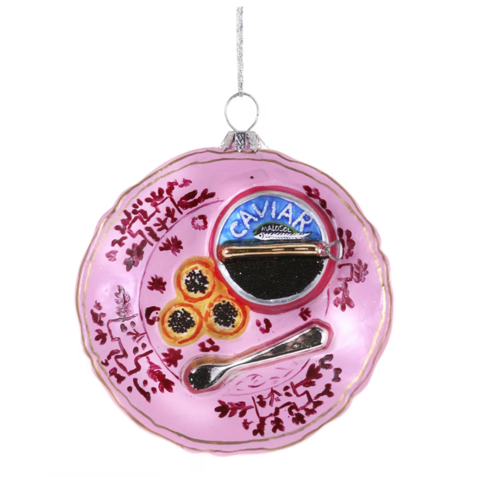 Cody Foster PLATED CAVIAR ORNAMENT