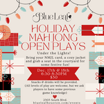 December 17th Open Play