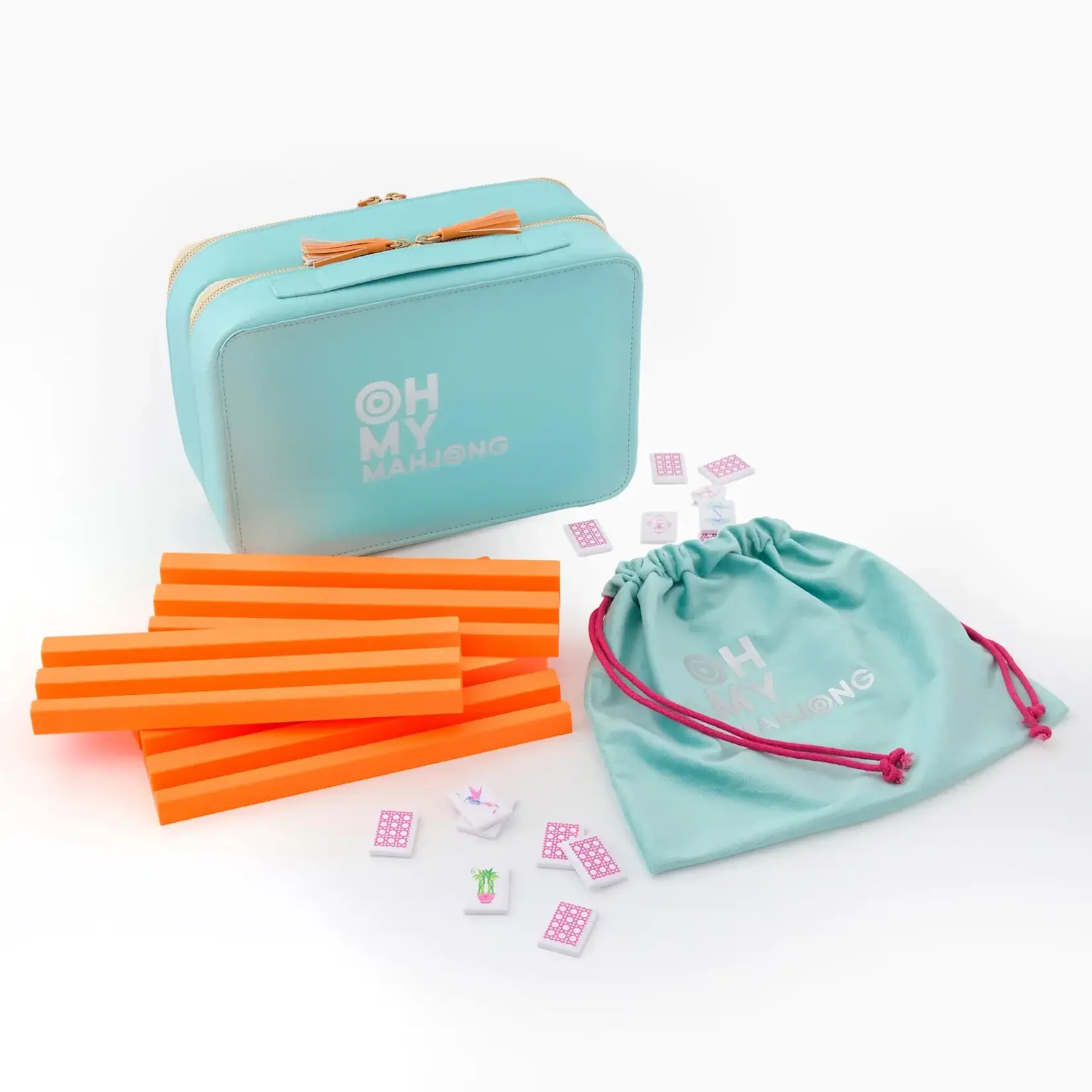 Oh My Mahjong Poppy Debutante Tile Set