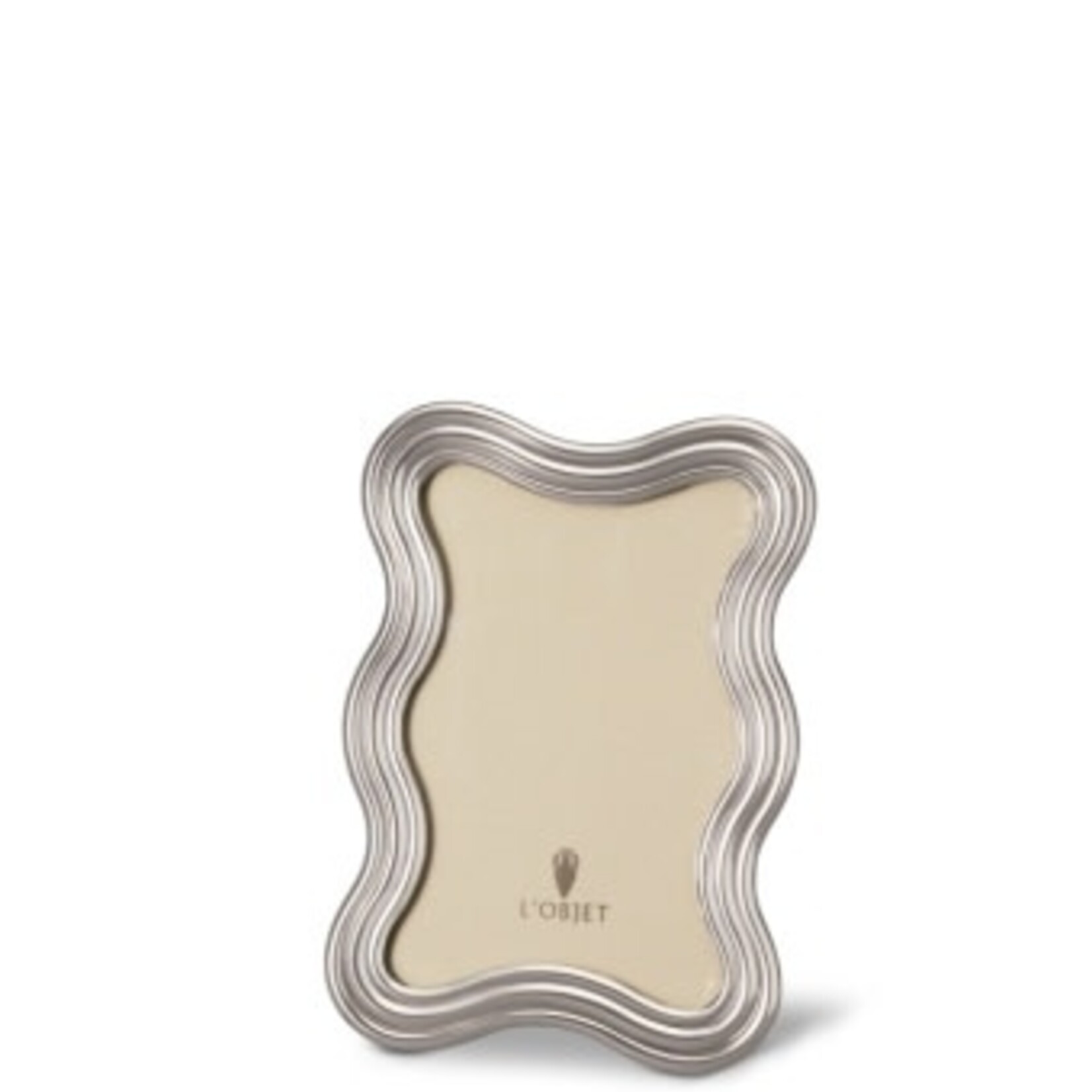 L'Objet RIPPLE PLATINUM FRAME 4X6