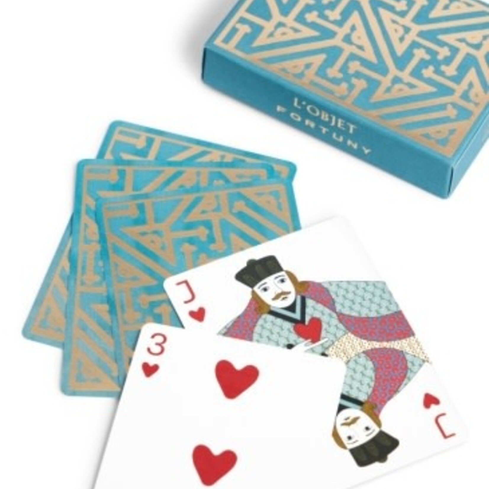 L'Objet FORTUNY PLAYING CARDS SET (2 DECKS)