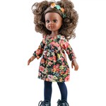 Shine on me Distribution Las Amigas Doll - Nora with Flowers Dress - Paola Reina