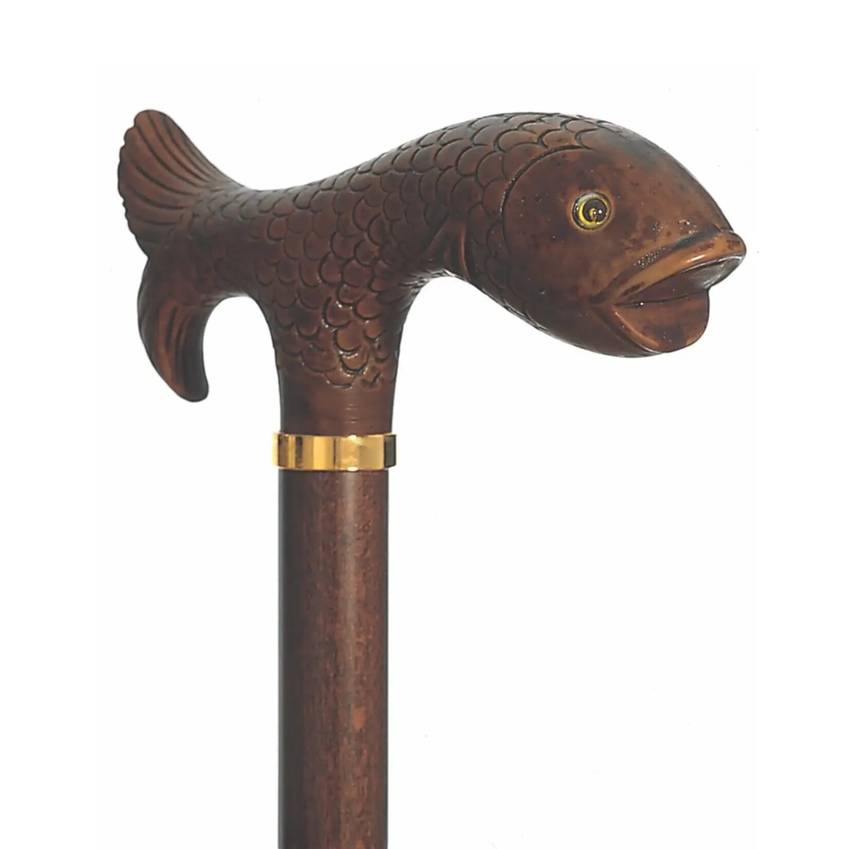 Harvy Canes Trout Walking Cane