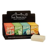 San Francisco Soap / Man Bar Soap For Men 16pc Bar Soap Display