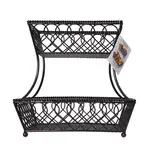 Fitz and Floyd® Mikasa® Pfaltzgraff® 2 Loop Lattice Rect Tier Basket