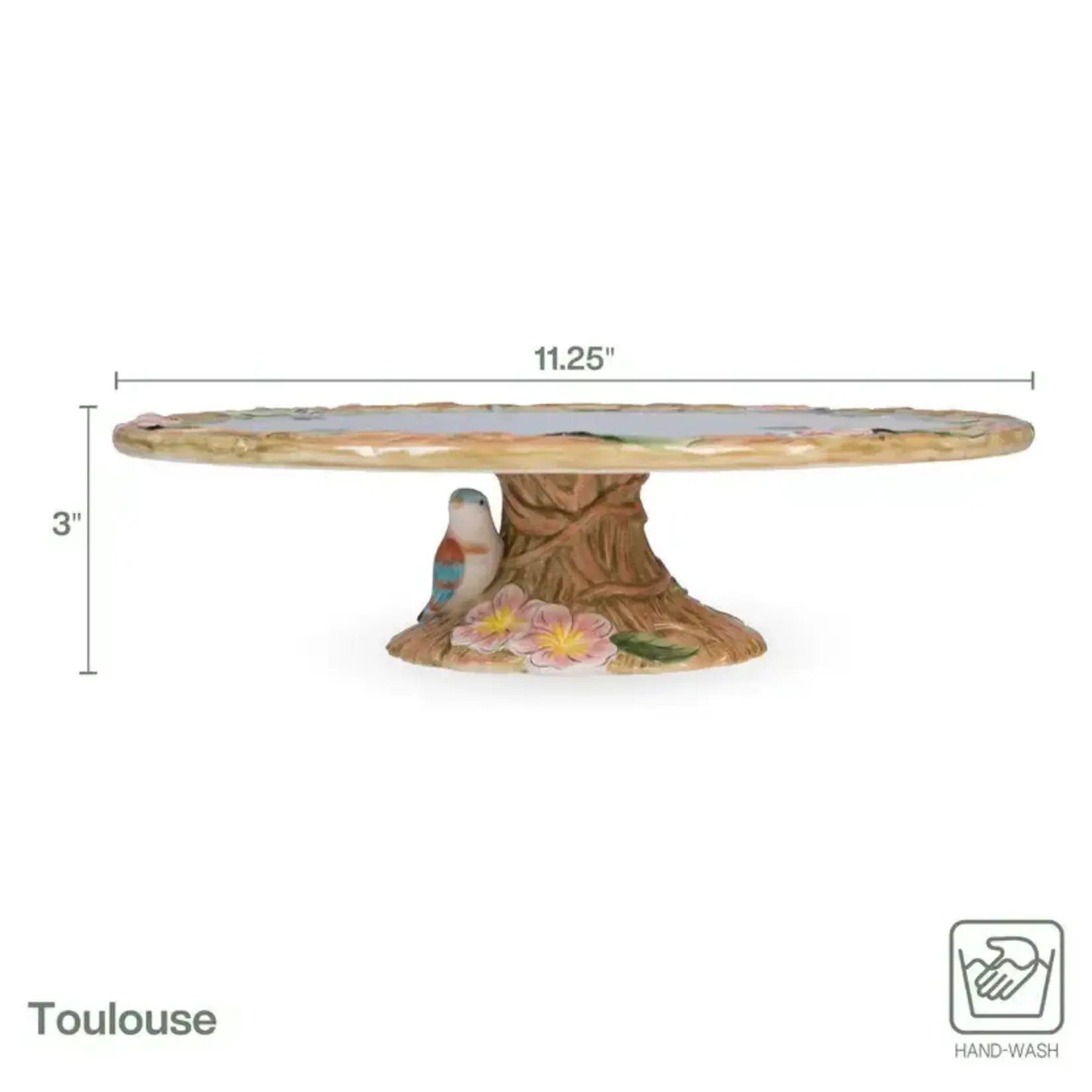 Fitz and Floyd® Mikasa® Pfaltzgraff® Toulouse Footed Cake Plate