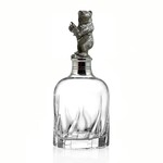 MENAGERIE Bear Lead-Free Crystal Whiskey Decanter