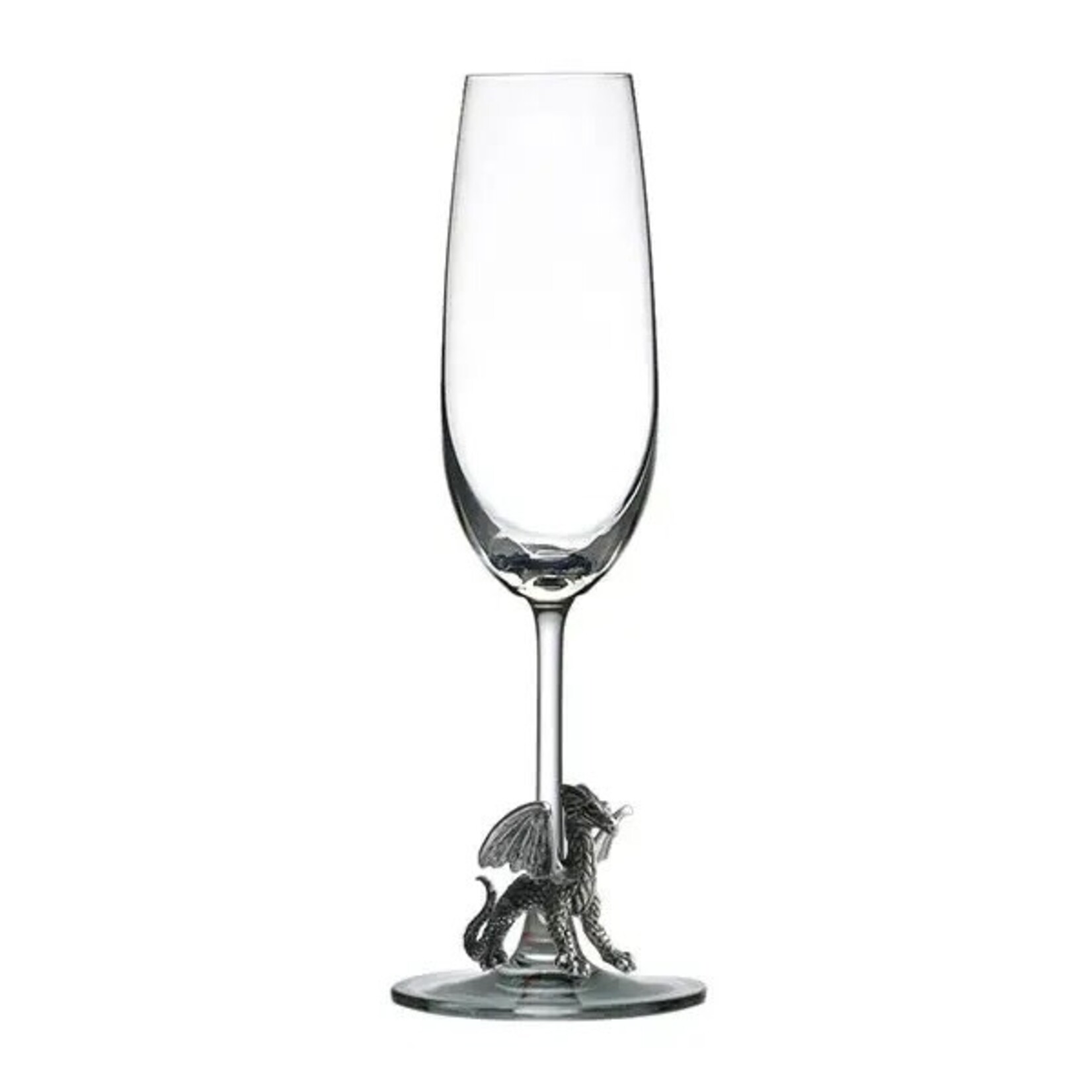 MENAGERIE Menagerie Crystal Champagne Flute - Dragon