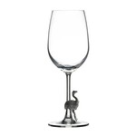 MENAGERIE Menagerie Crystal Red Wine Glass - Ostrich