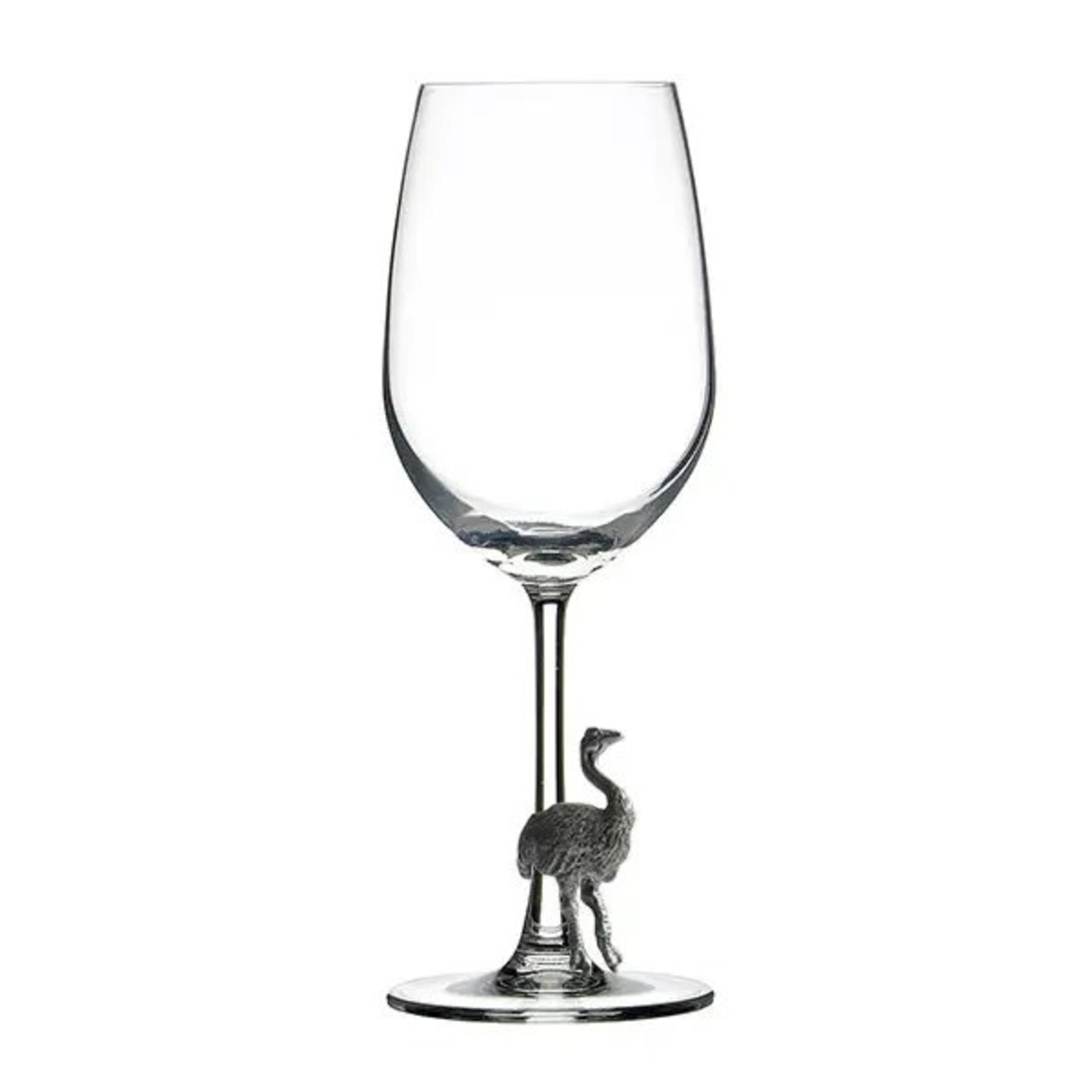 MENAGERIE Menagerie Crystal Red Wine Glass - Ostrich