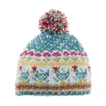 French Knot Teal Heirloom Hen Hat