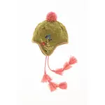 French Knot Green Ruthie Earflap