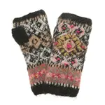 French Knot Black Cozy Fairisle Handwarmer