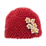 French Knot Red Eloise Hat