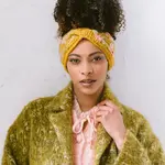 French Knot Yellow Meadow Headband