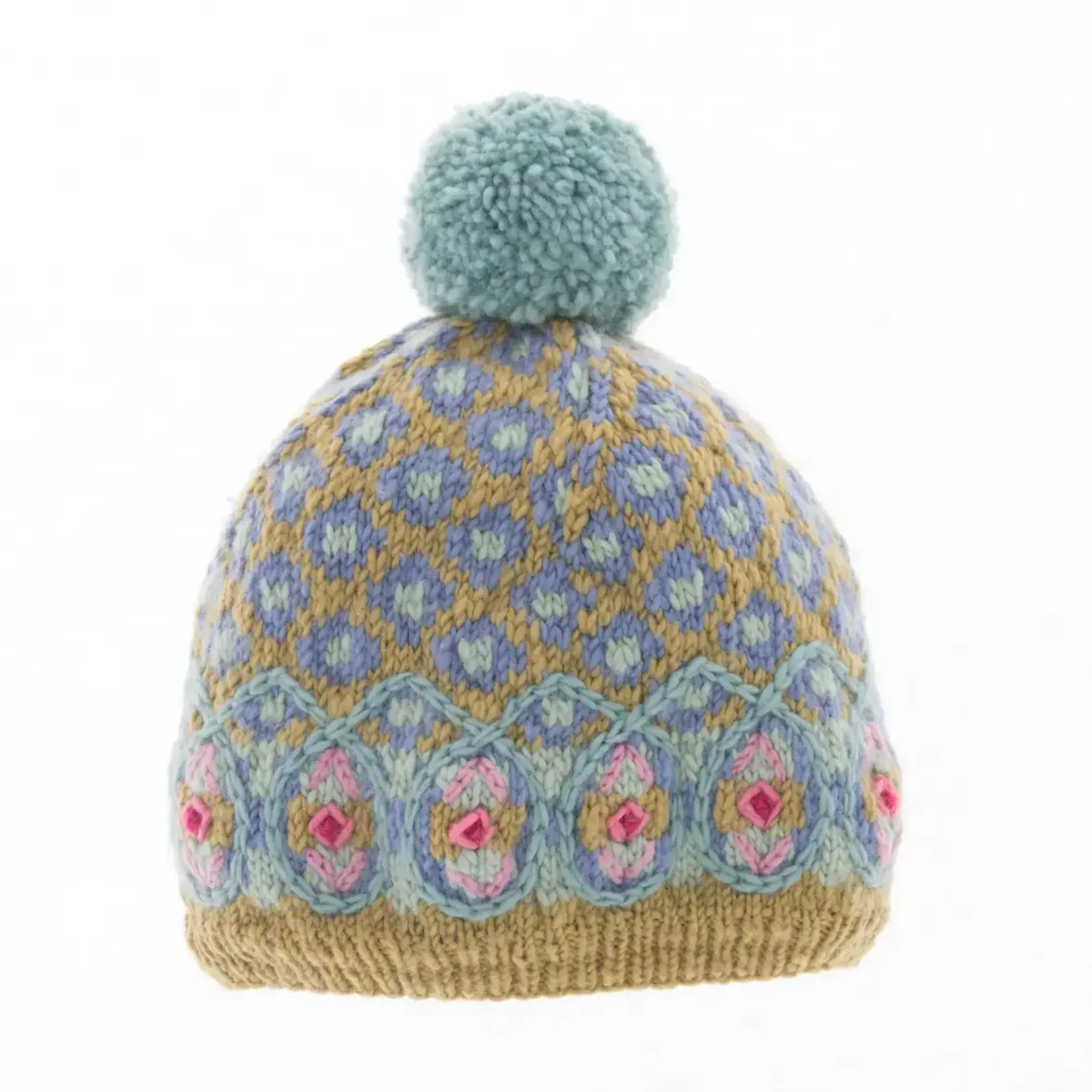 French Knot Green Vintage Chalet