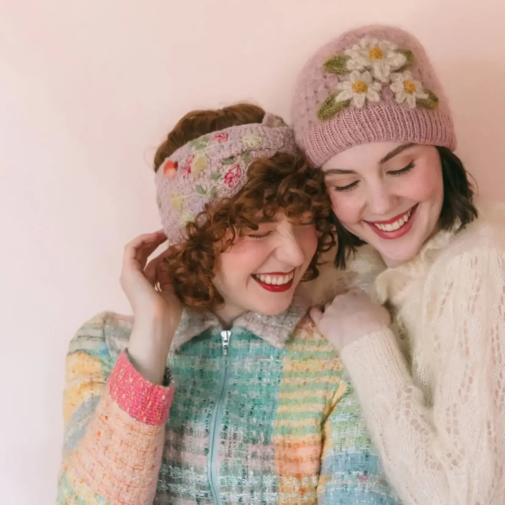 French Knot Mauve Daphne Cloche