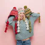 French Knot Green River Earflap