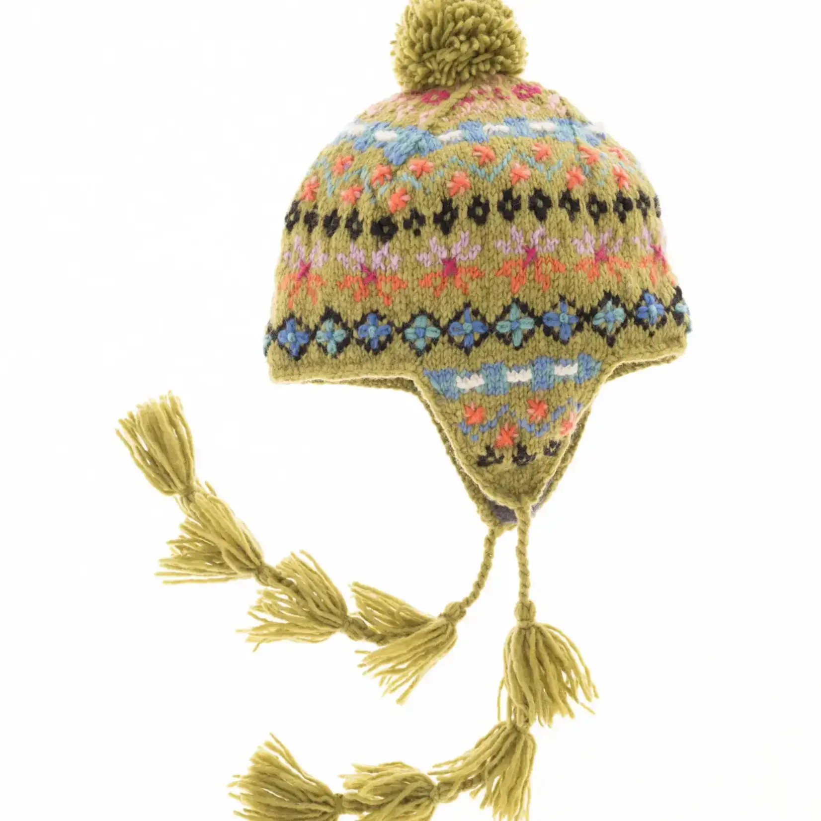 French Knot Green River Earflap