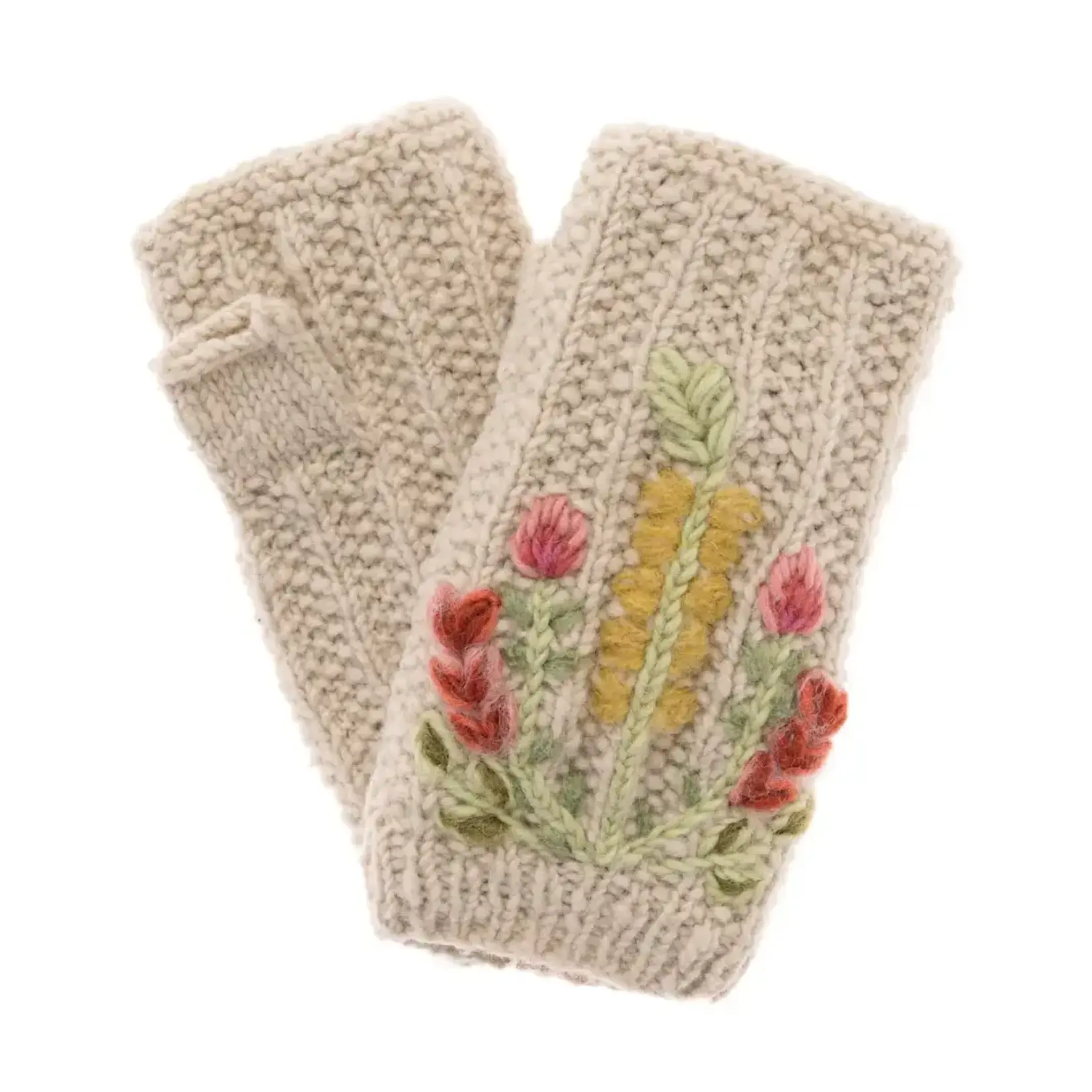 French Knot Meadow Handwarmer