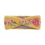 French Knot Yellow Flower Crown Headband