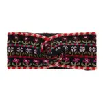 French Knot Black Tulip Headband