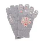 French Knot Grey Edith Gloves